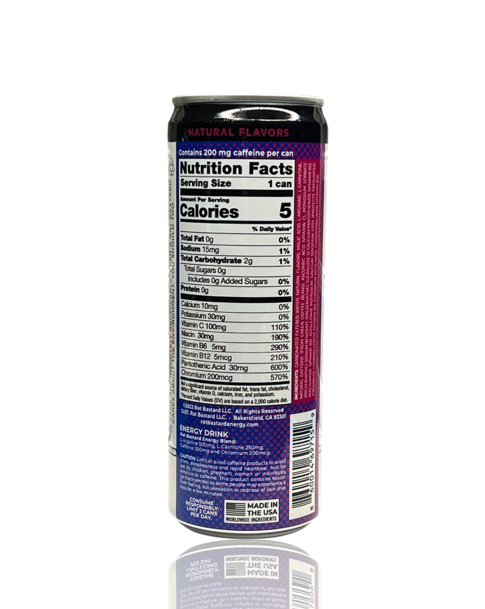 Rat Bastard Blueberry Pomegranate 12 Pack